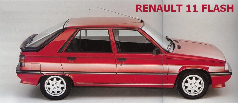 Renault 11 Flash Yandan Görünümü